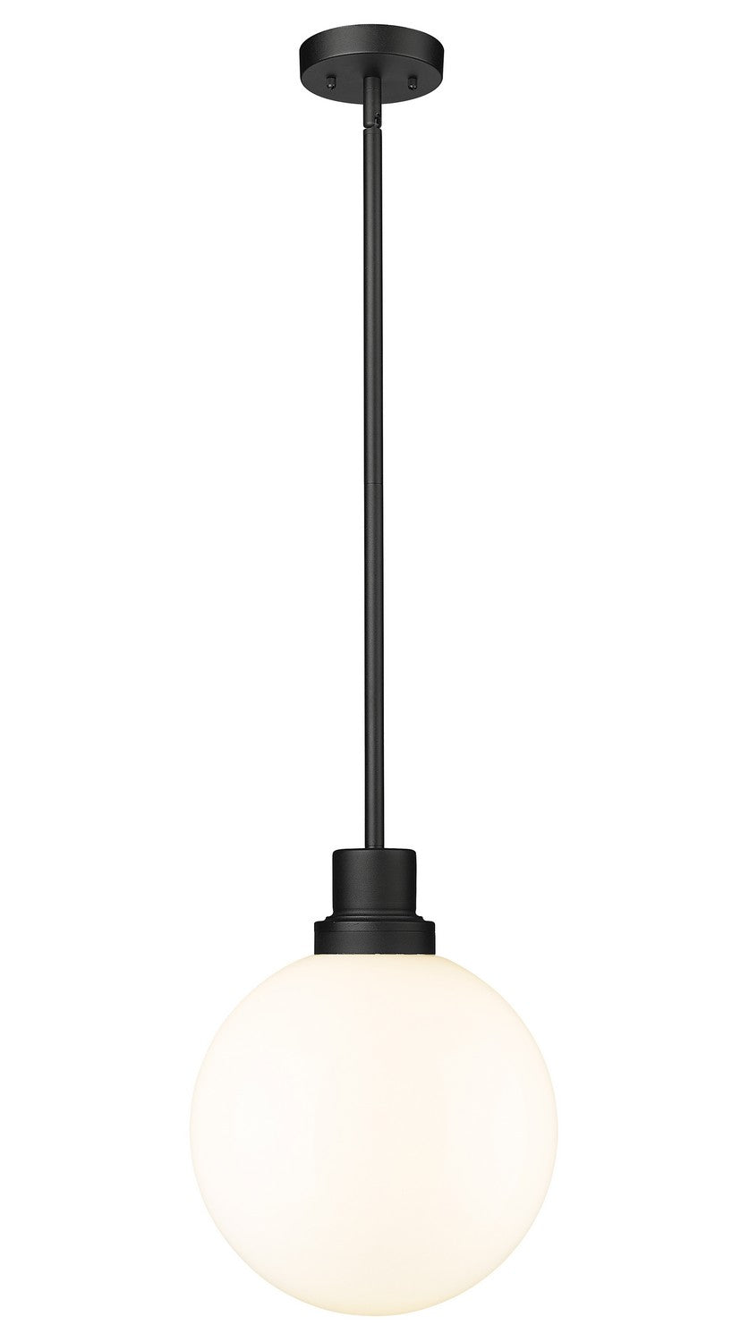 Z-Lite Lighting 597P12-BK Modern Laurent Outdoor Black