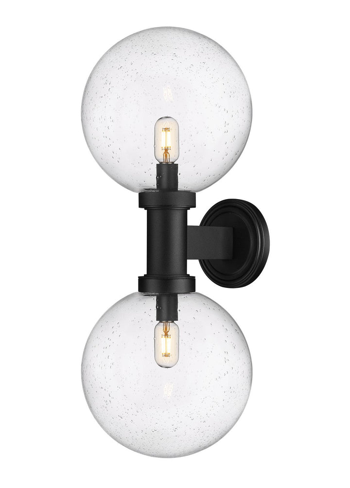 Z-Lite Lighting 599B2-BK Modern Laurent Outdoor Black
