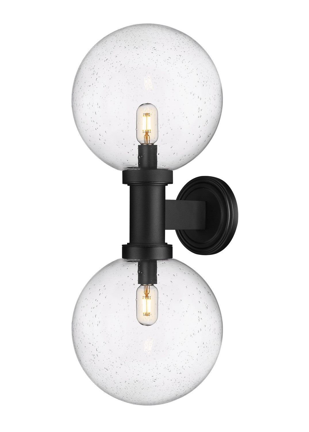 Z-Lite Lighting 599B2-BK Modern Laurent Outdoor Black