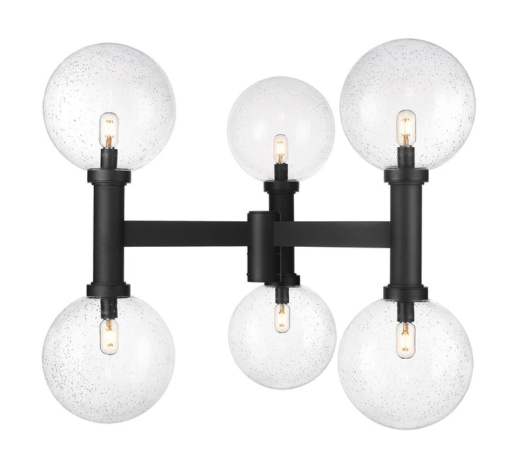 Z-Lite Lighting 599BP6-BK Modern Laurent Outdoor Black