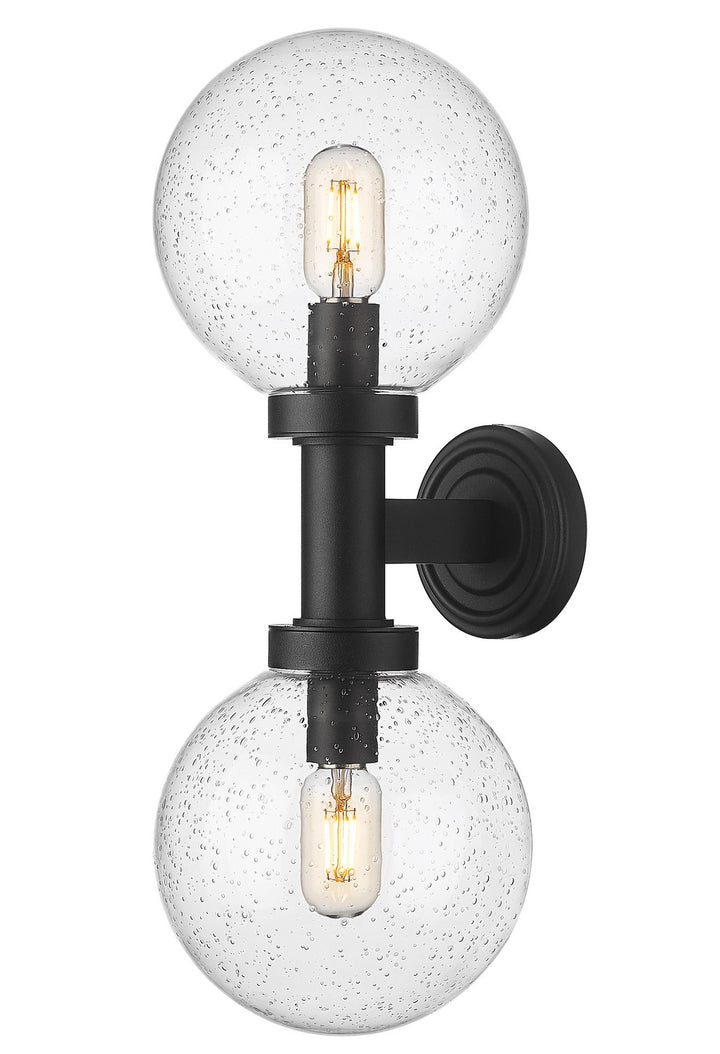 Z-Lite Lighting 599M2-BK Modern Laurent Outdoor Black
