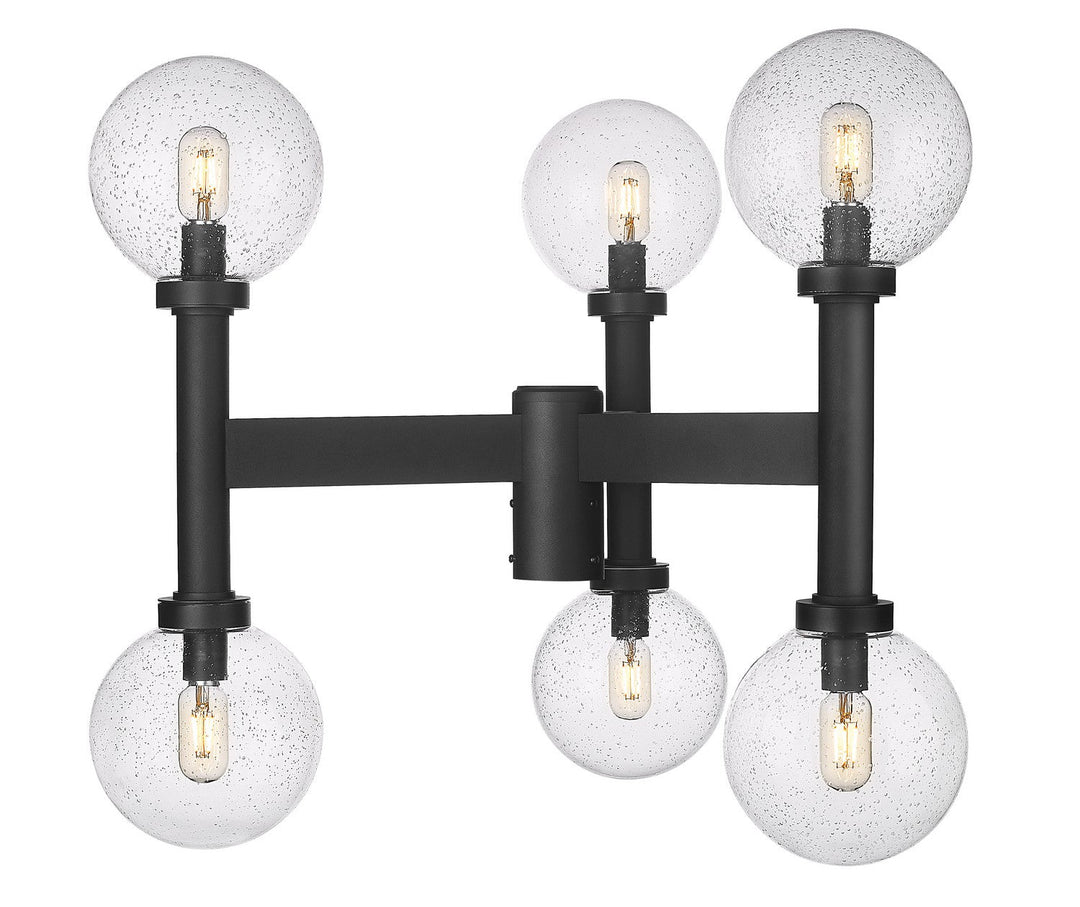 Z-Lite Lighting 599MP6-BK Modern Laurent Outdoor Black