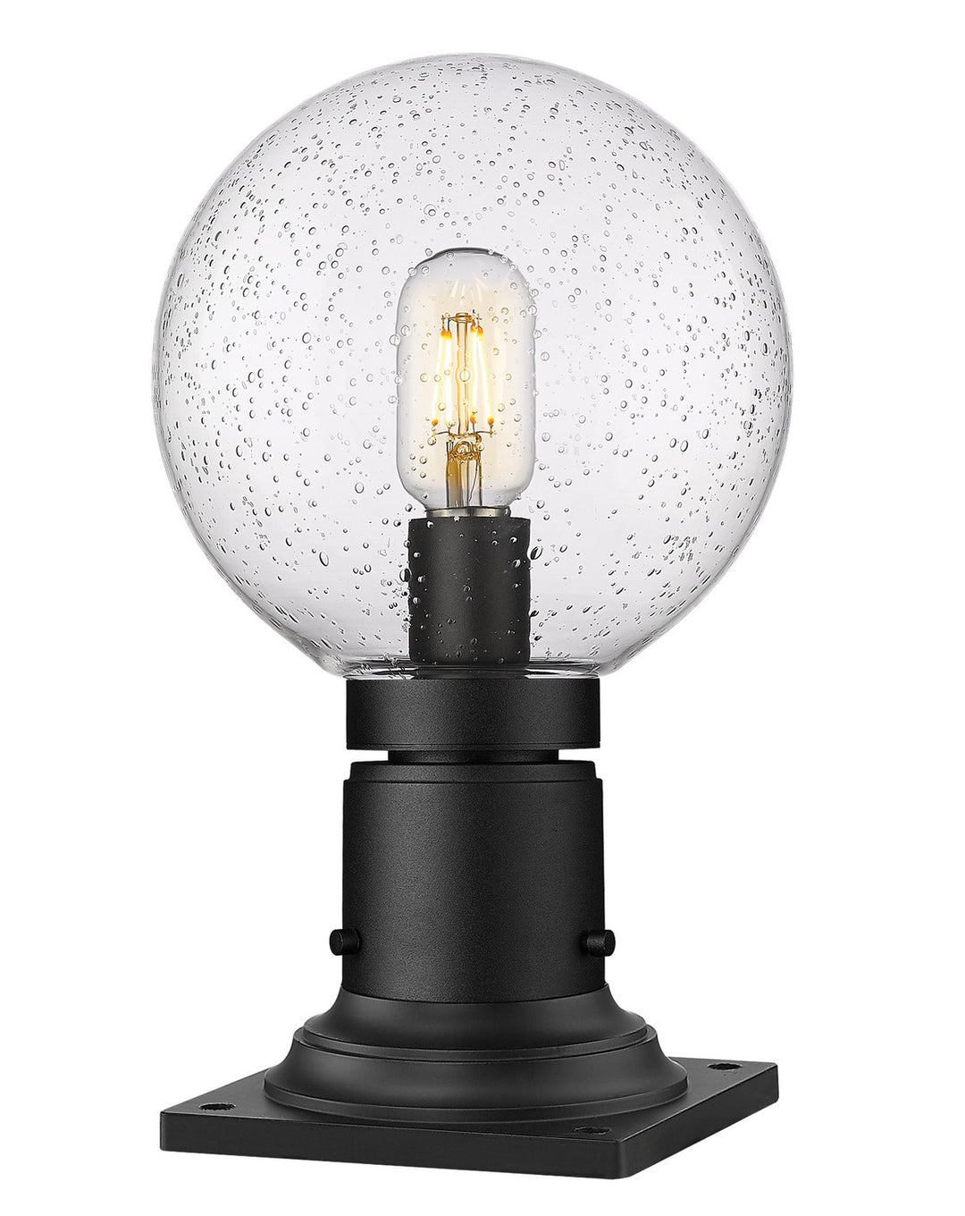 Z-Lite Lighting 599PHM-533PM-BK Modern Laurent Outdoor Black