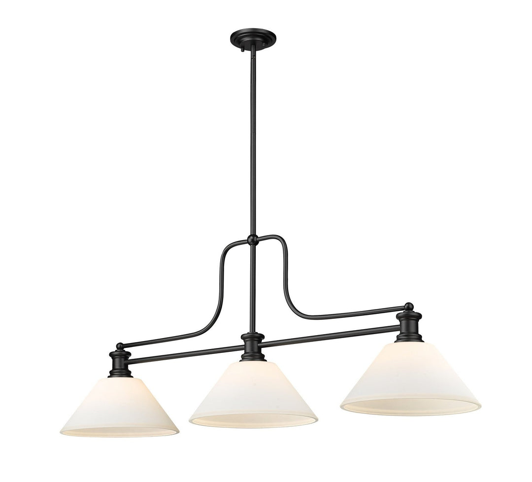 Z-Lite Melange 725-3MB-AMO14 Pendant Light - Matte Black