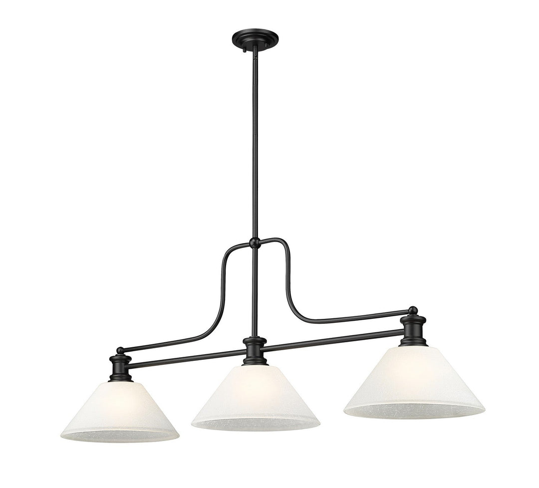 Z-Lite Melange 725-3MB-AWL14 Pendant Light - Matte Black