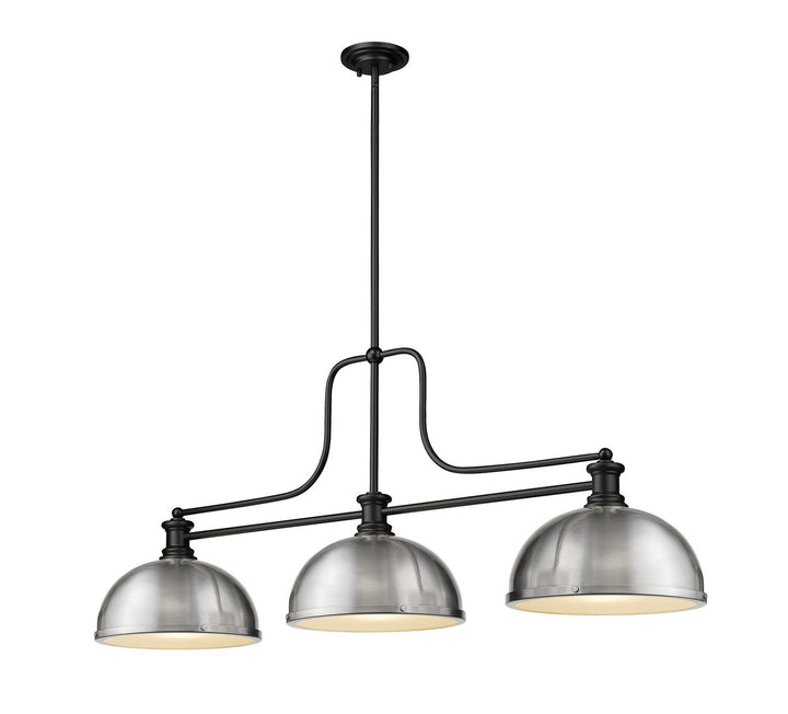Z-Lite Melange 725-3MB-D12BN Pendant Light - Matte Black