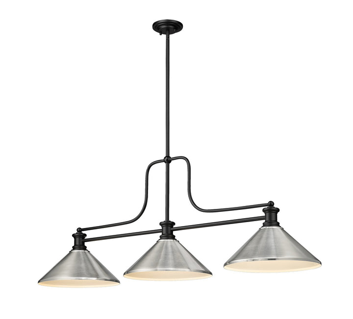 Z-Lite Melange 725-3MB-MBN Pendant Light - Matte Black