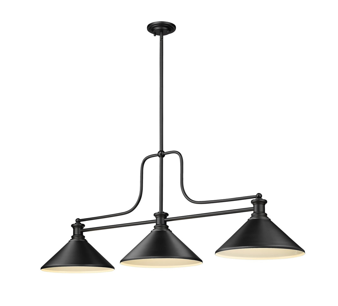Z-Lite Melange 725-3MB-MMB Pendant Light - Matte Black