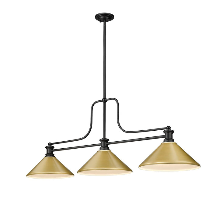 Z-Lite Melange 725-3MB-MSG Pendant Light - Matte Black