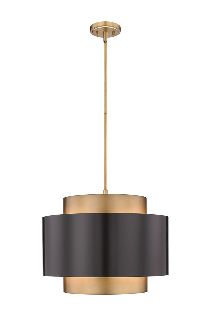 Z-Lite Harlech 739P24-BRZ-RB Pendant Light - Bronze / Rubbed Brass