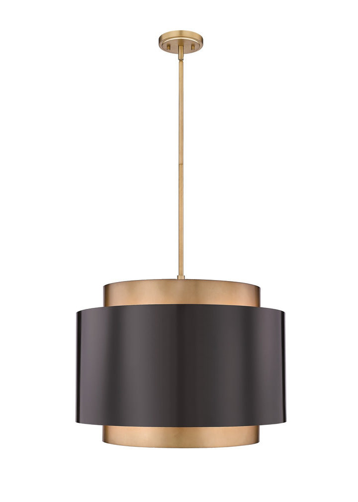 Z-Lite Harlech 739P32-BRZ-RB Pendant Light - Bronze / Rubbed Brass