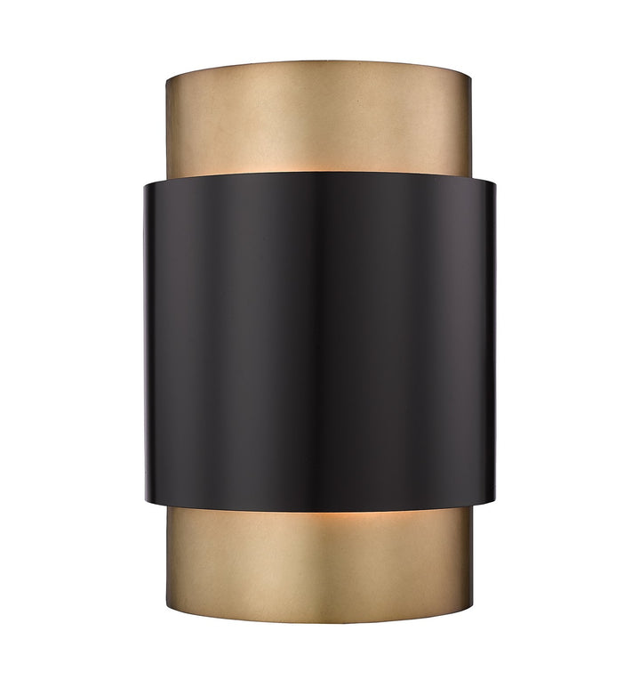 Z-Lite Harlech 739S-BRZ-RB Wall Sconce Light - Bronze / Rubbed Brass