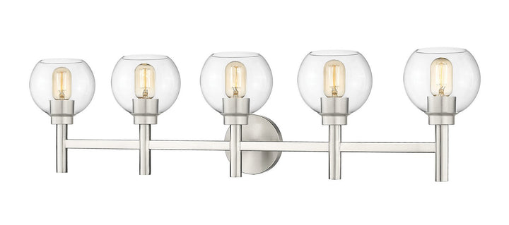 Z-Lite Sutton 7502-5V-BN Bath Vanity Light 40 in. wide - Brushed Nickel