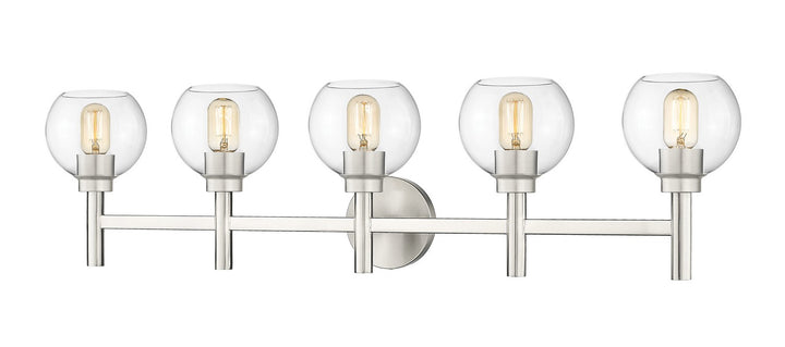Z-Lite Sutton 7502-5V-BN Bath Vanity Light 40 in. wide - Brushed Nickel