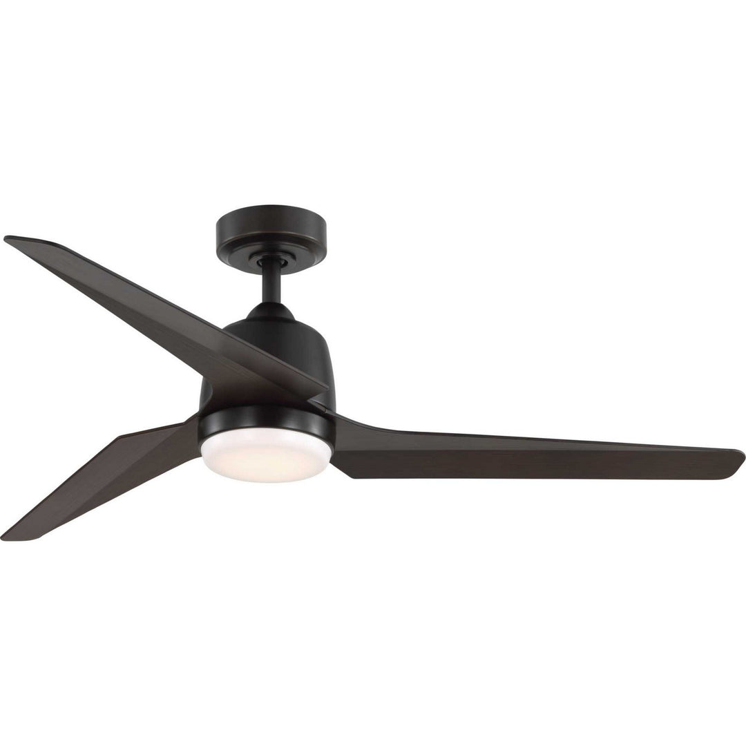 Progress Upshur P250094-020-30 Ceiling Fan - Antique Bronze, Walnut/