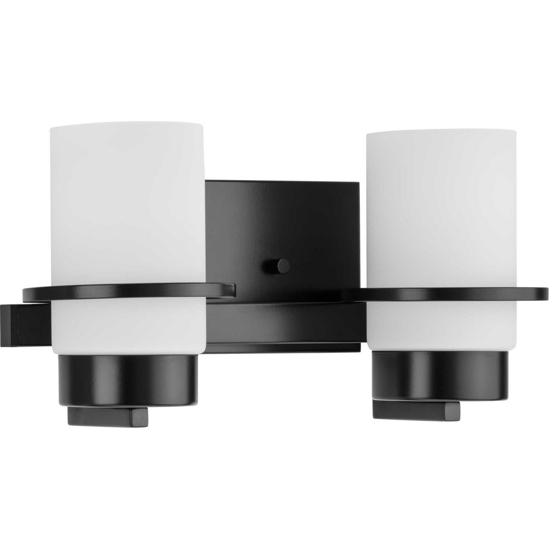 Progress Reiss P300414-31M Bath Vanity Light 14 in. wide - Matte Black
