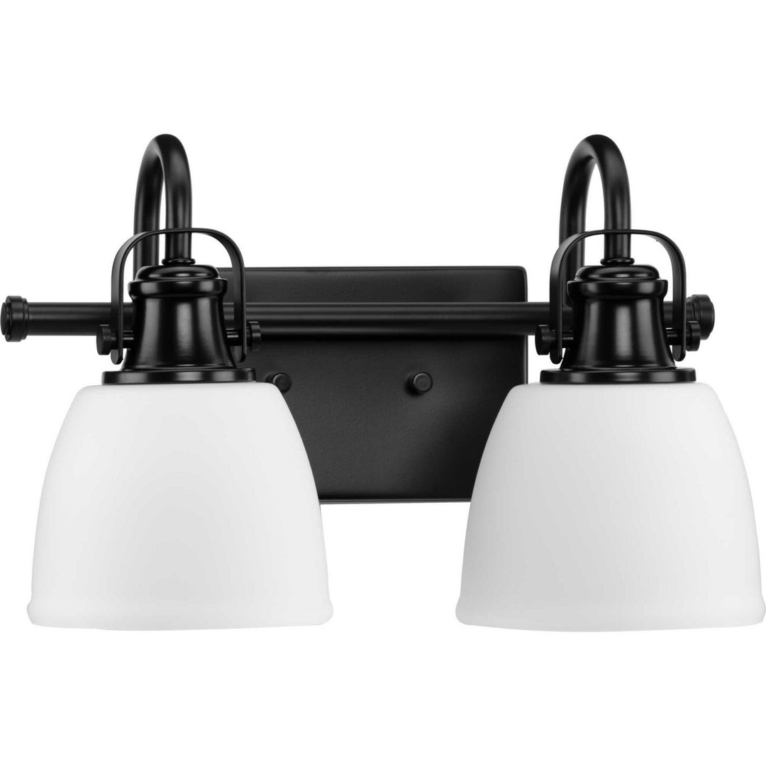 Progress Preston P300427-31M Bath Vanity Light 14 in. wide - Matte Black