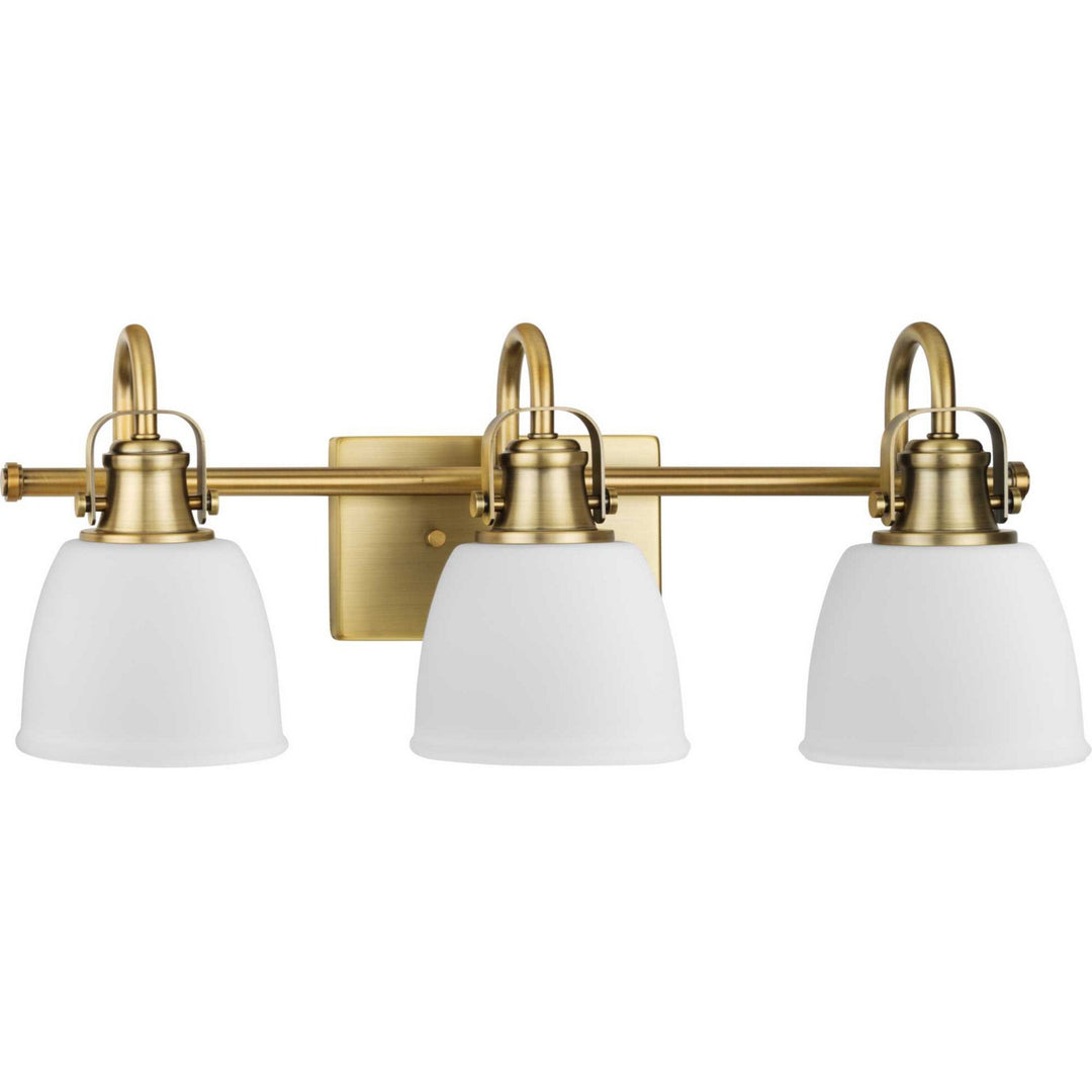 Progress Preston P300428-163 Bath Vanity Light 23 in. wide - Vintage Brass