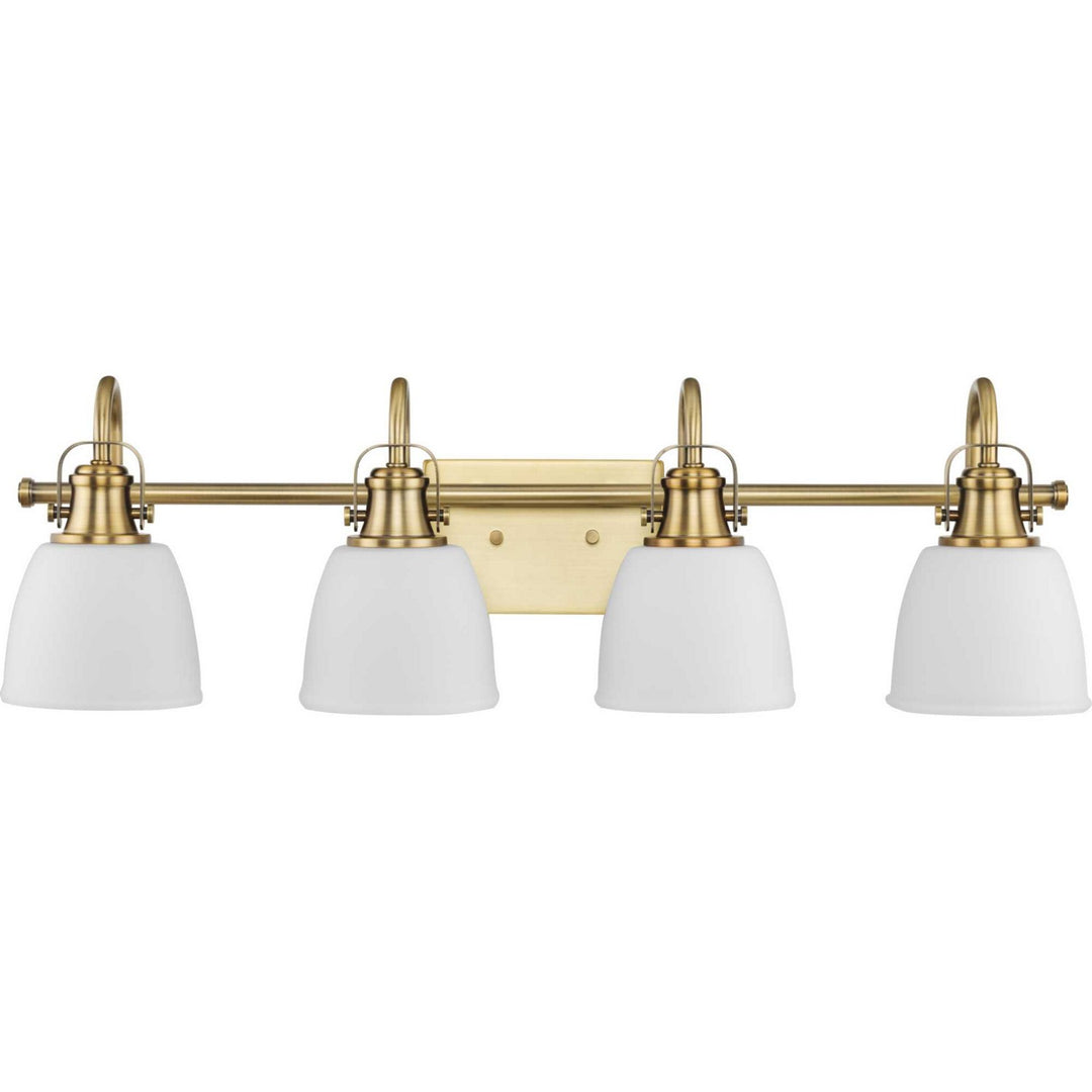 Progress Preston P300429-163 Bath Vanity Light 31 in. wide - Vintage Brass