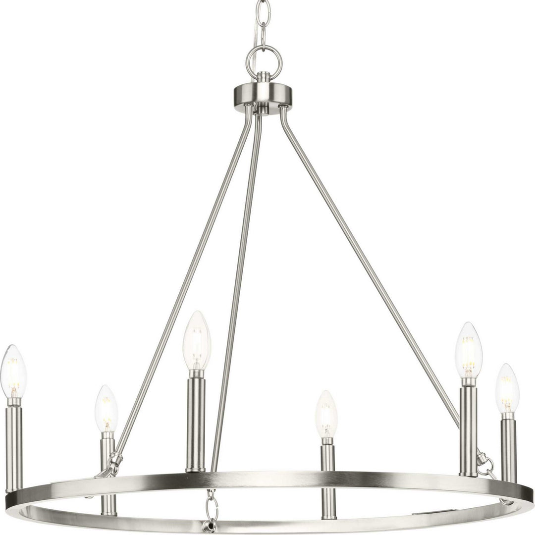 Progress Gilliam P400313-009 Chandelier Light - Brushed Nickel