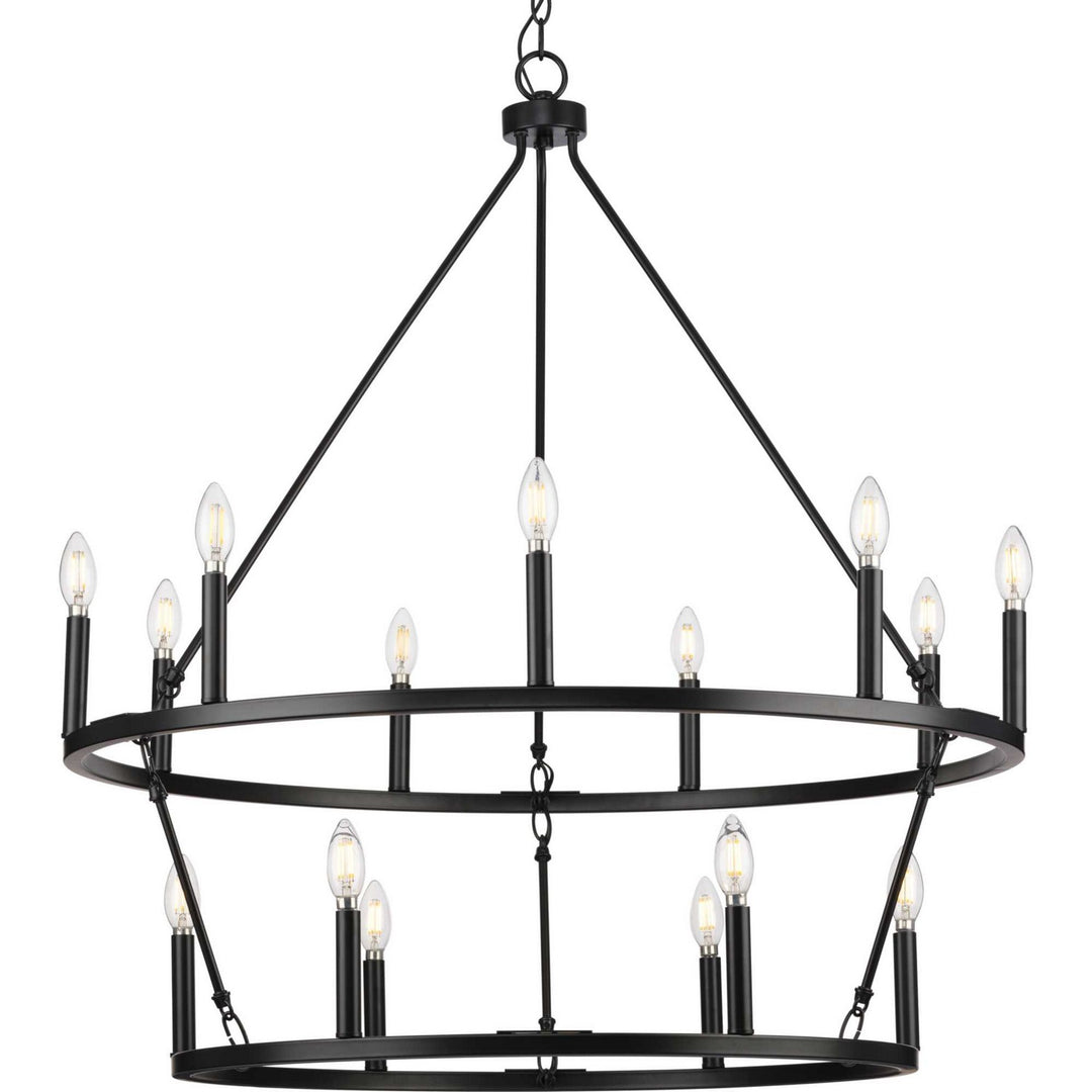 Progress Gilliam P400315-31M Chandelier Light - Matte Black