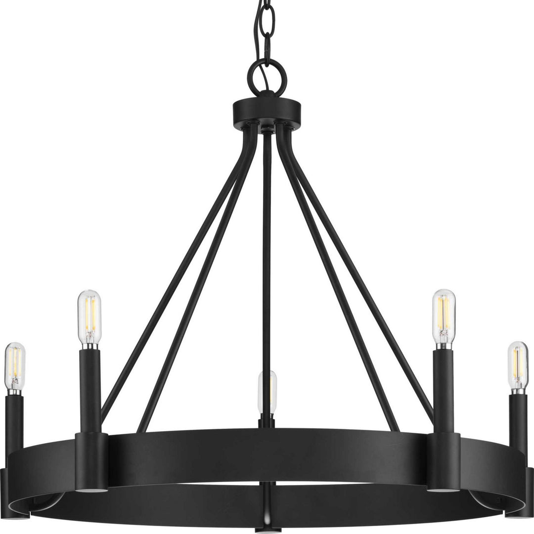 Progress Breckenridge P400318-31M Chandelier Light - Matte Black