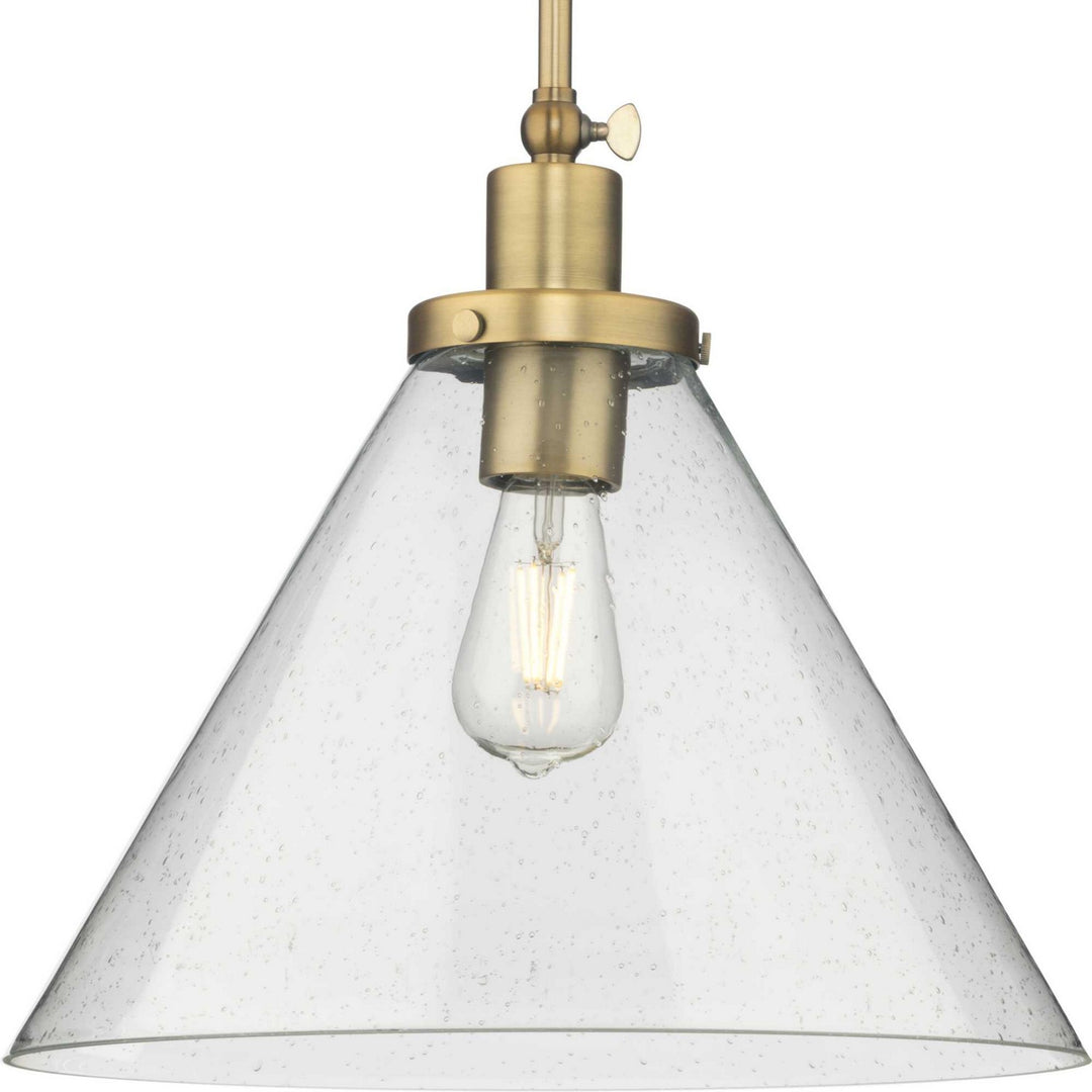 Progress Hinton P500384-163 Pendant Light - Vintage Brass