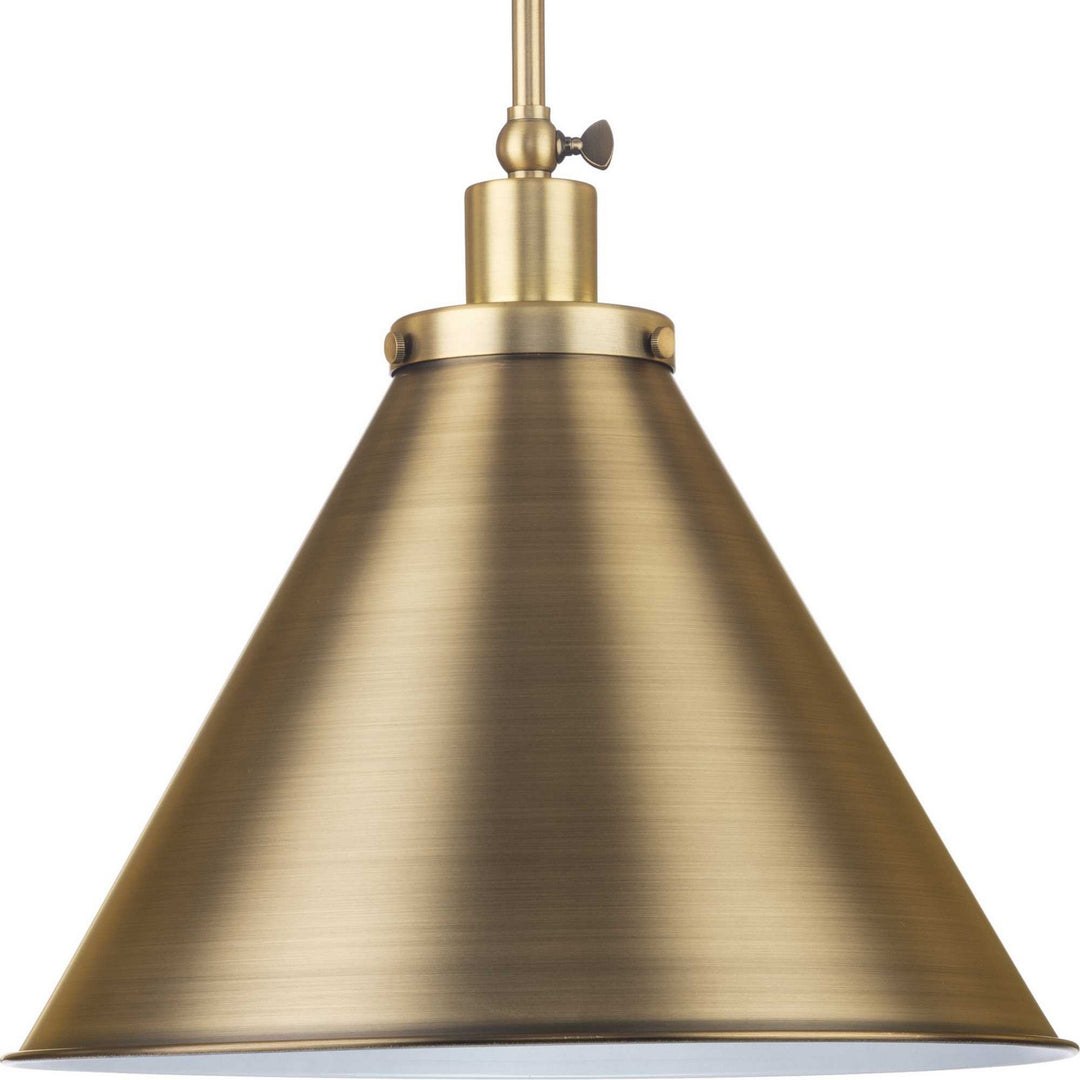 Progress Hinton P500385-163 Pendant Light - Vintage Brass
