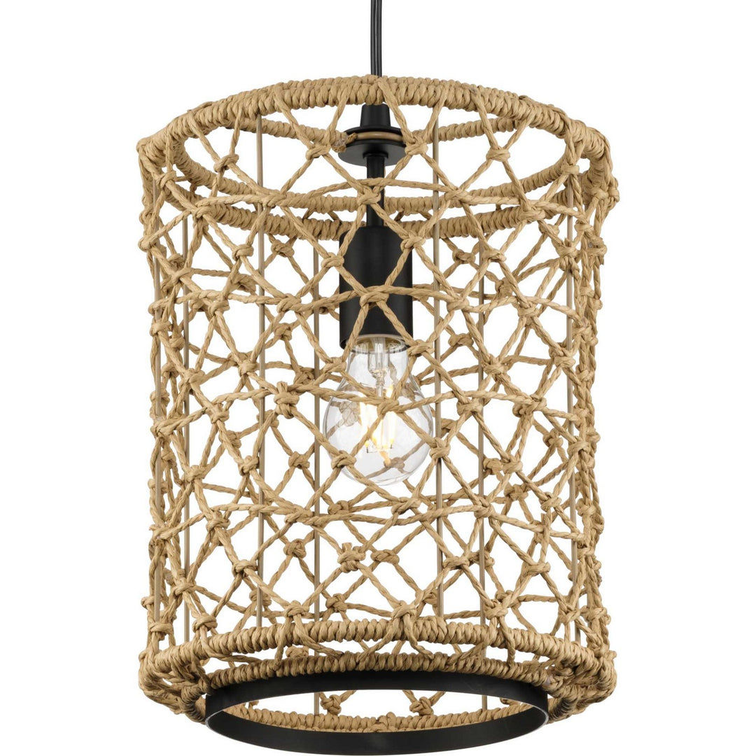 Progress Chandra P500419-31M Pendant Light - Matte Black