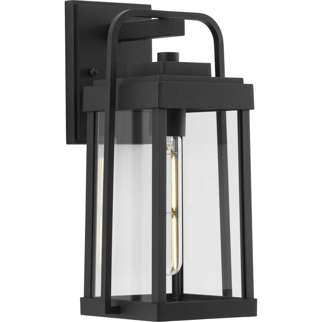 Progress Lighting P560286-031 Walcott One Light Outdoor Wall Lantern Outdoor Black