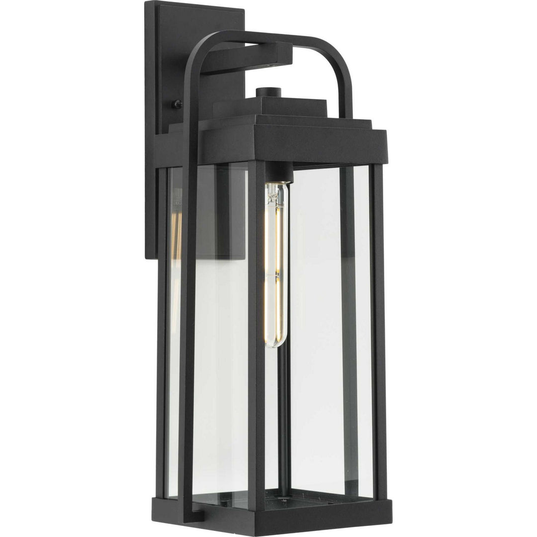 Progress Lighting P560287-031 Walcott One Light Outdoor Wall Lantern Outdoor Black