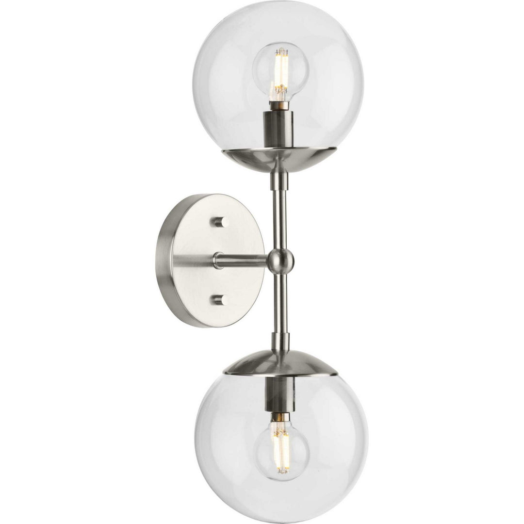 Progress Atwell P710114-009 Wall Light - Brushed Nickel