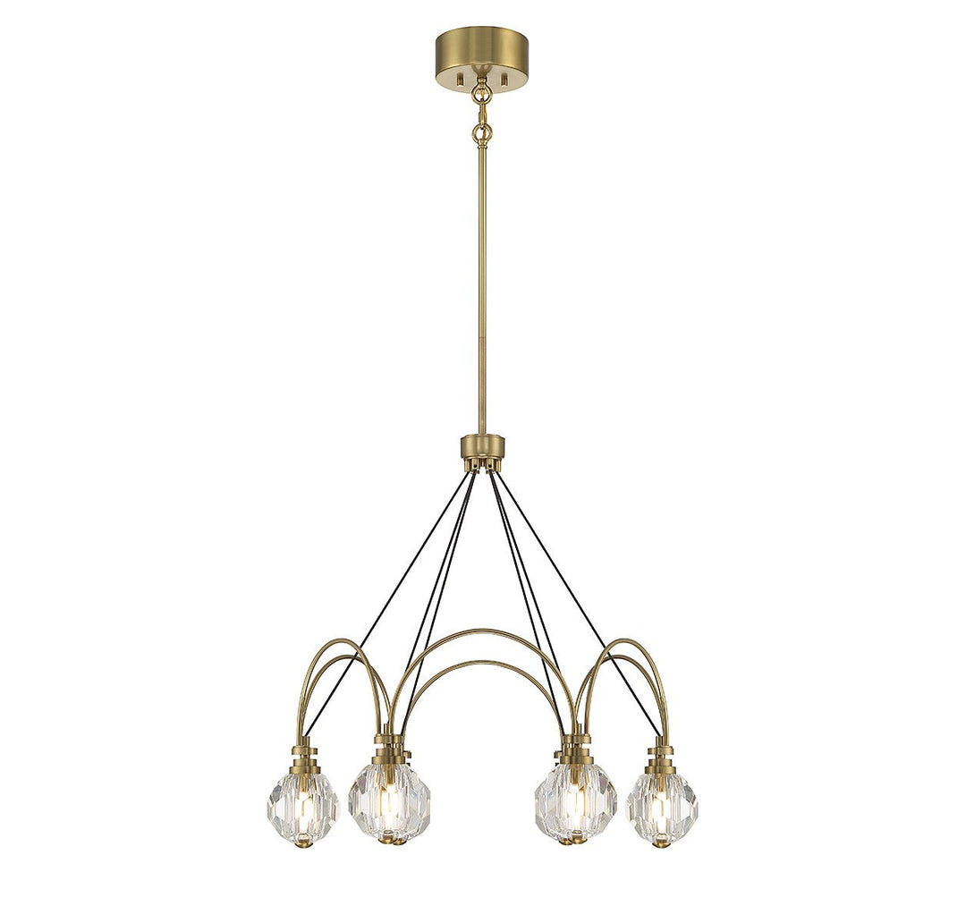 Savoy House Burnham 1-2202-6-322 Chandelier Light - Warm Brass