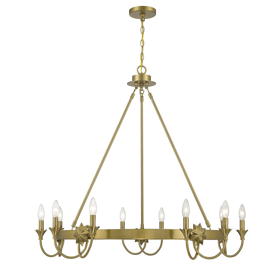 Savoy House Sullivan 1-2208-10-322 Chandelier Light - Warm Brass