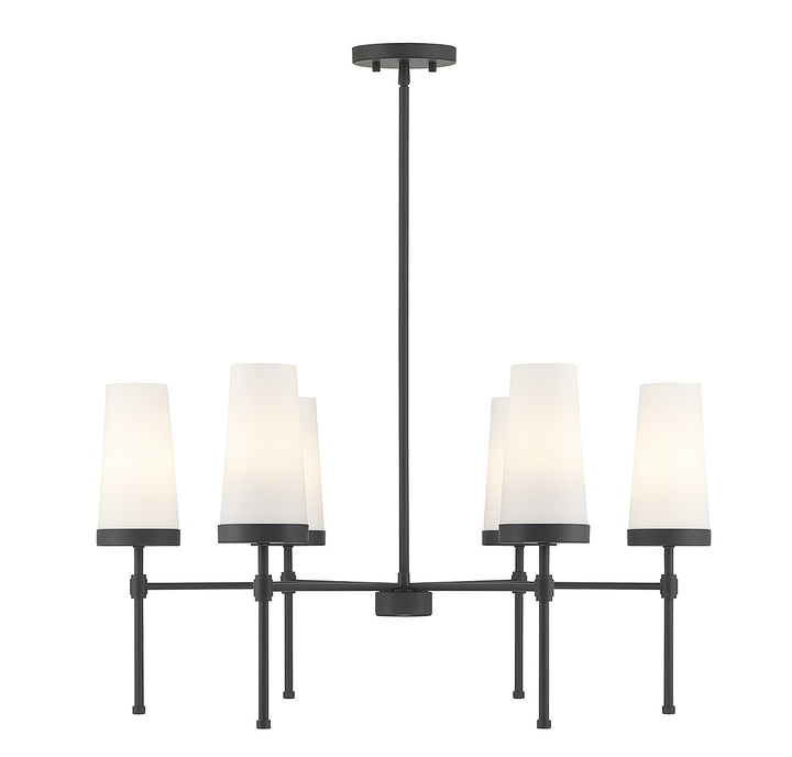 Savoy House Haynes 1-2802-6-89 Chandelier Light - Matte Black