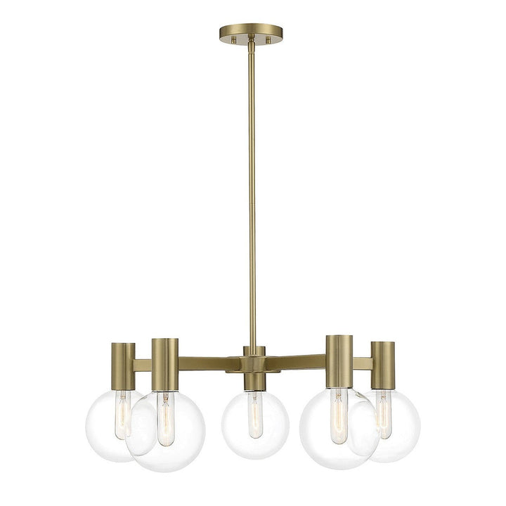 Savoy House Wright 1-3073-5-322 Chandelier Light - Warm Brass