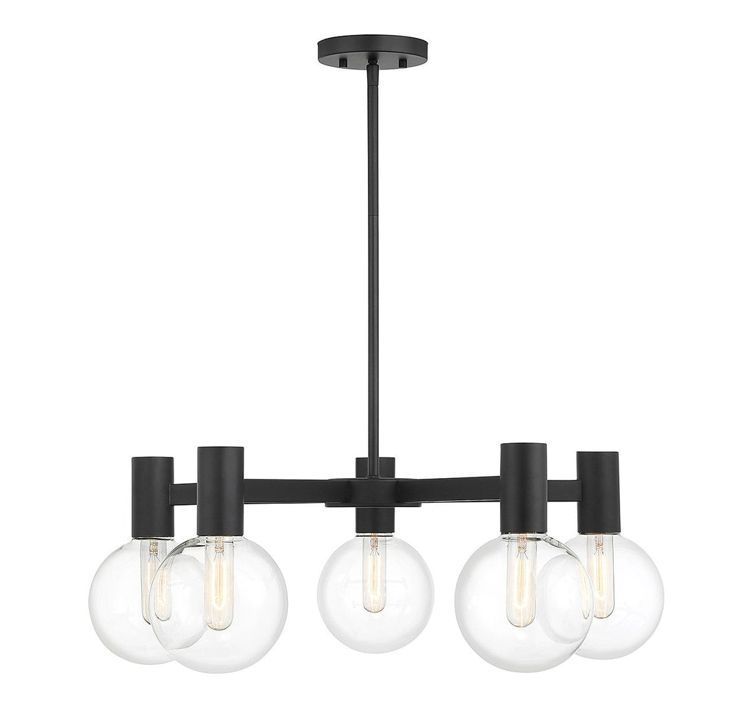 Savoy House Wright 1-3073-5-89 Chandelier Light - Matte Black