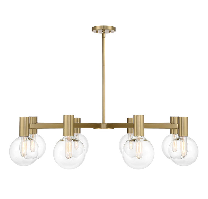 Savoy House Wright 1-3074-8-322 Chandelier Light - Warm Brass