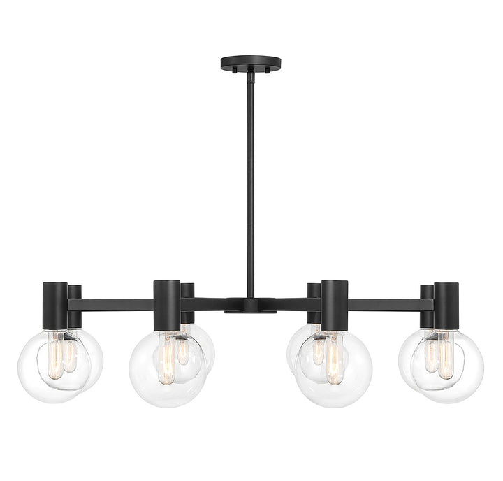 Savoy House Wright 1-3074-8-89 Chandelier Light - Matte Black