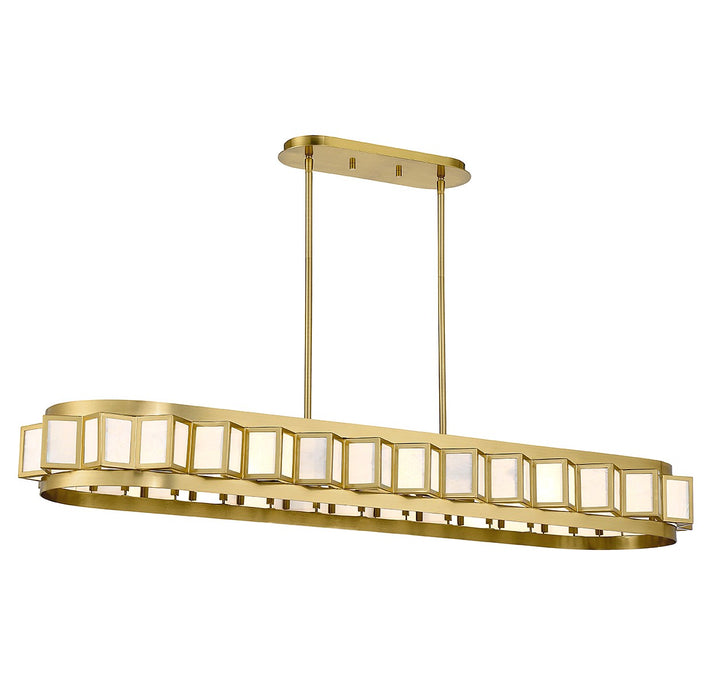 Savoy House Gideon 1-3165-8-322 Pendant Light - Warm Brass