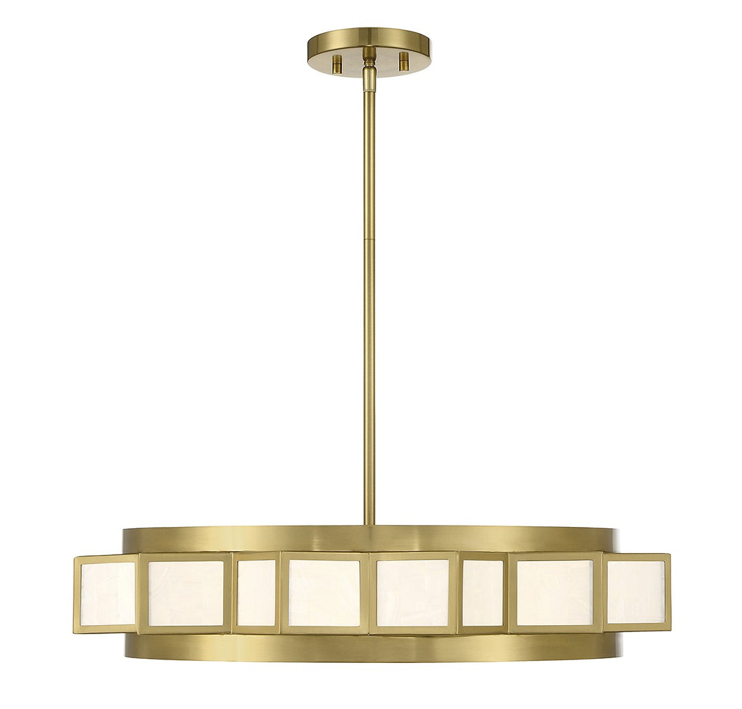 Savoy House Gideon 1-3167-4-322 Chandelier Light - Warm Brass