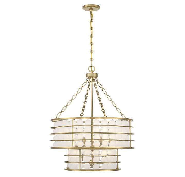 Savoy House Byron 1-3364-6-322 Chandelier Light - Warm Brass