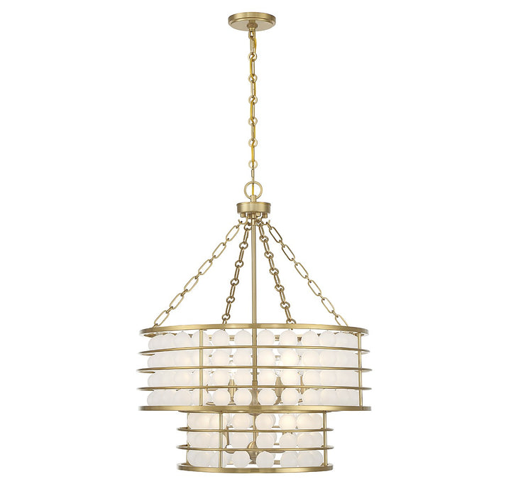 Savoy House Byron 1-3364-6-322 Chandelier Light - Warm Brass