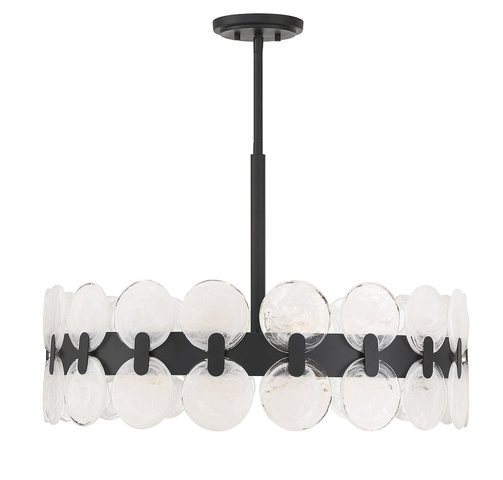 Savoy House Boca 1-3720-6-89 Chandelier Light - Matte Black