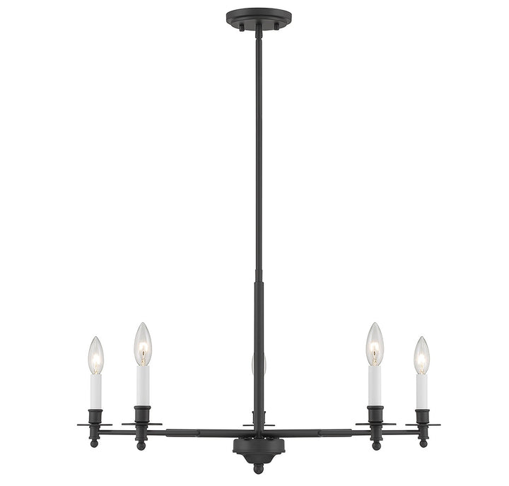 Savoy House Jasmine 1-4410-5-89 Chandelier Light - Matte Black