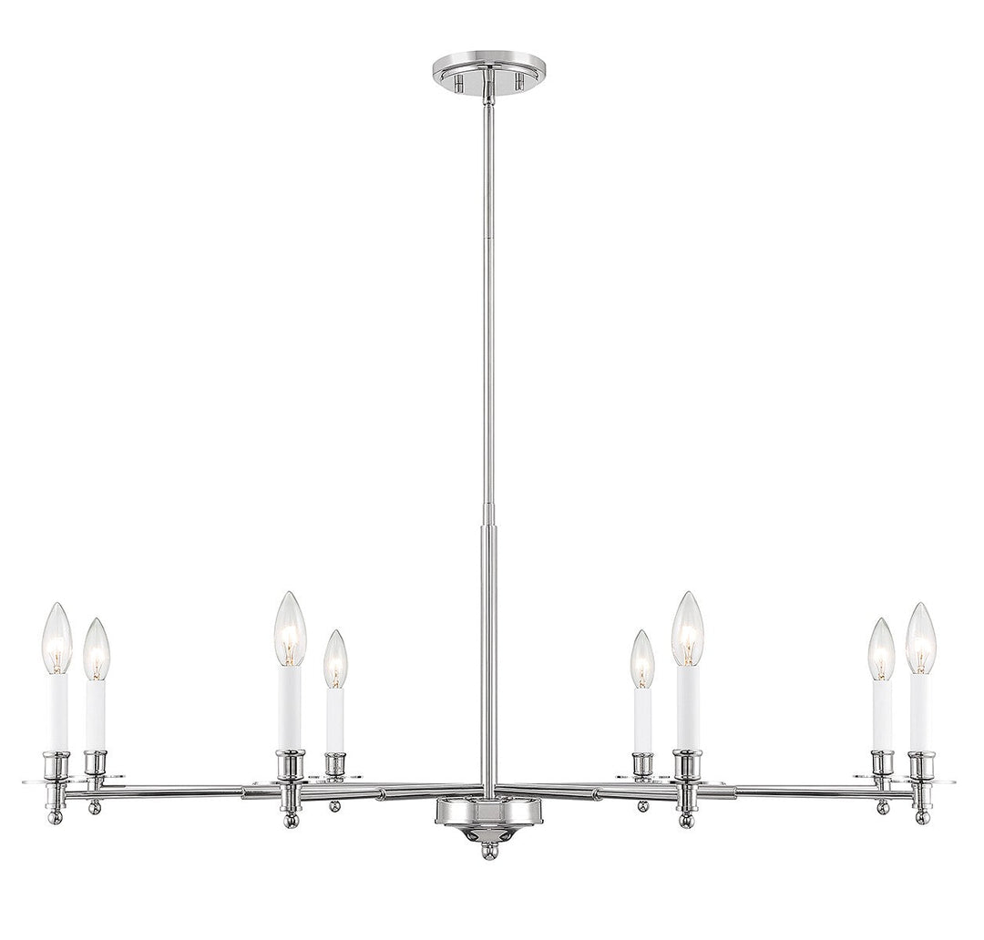 Savoy House Jasmine 1-4412-8-109 Chandelier Light - Polished Nickel