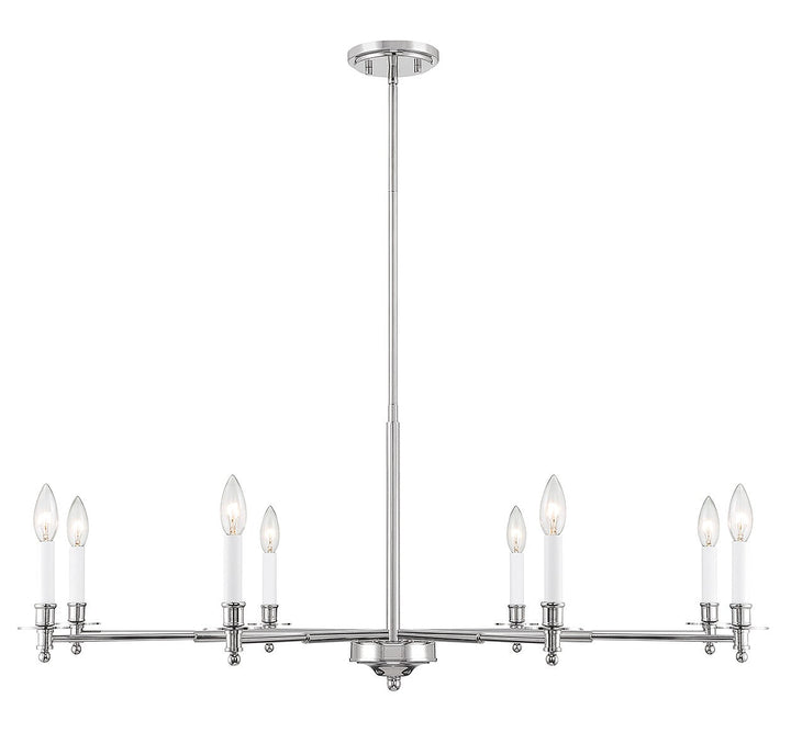 Savoy House Jasmine 1-4412-8-109 Chandelier Light - Polished Nickel