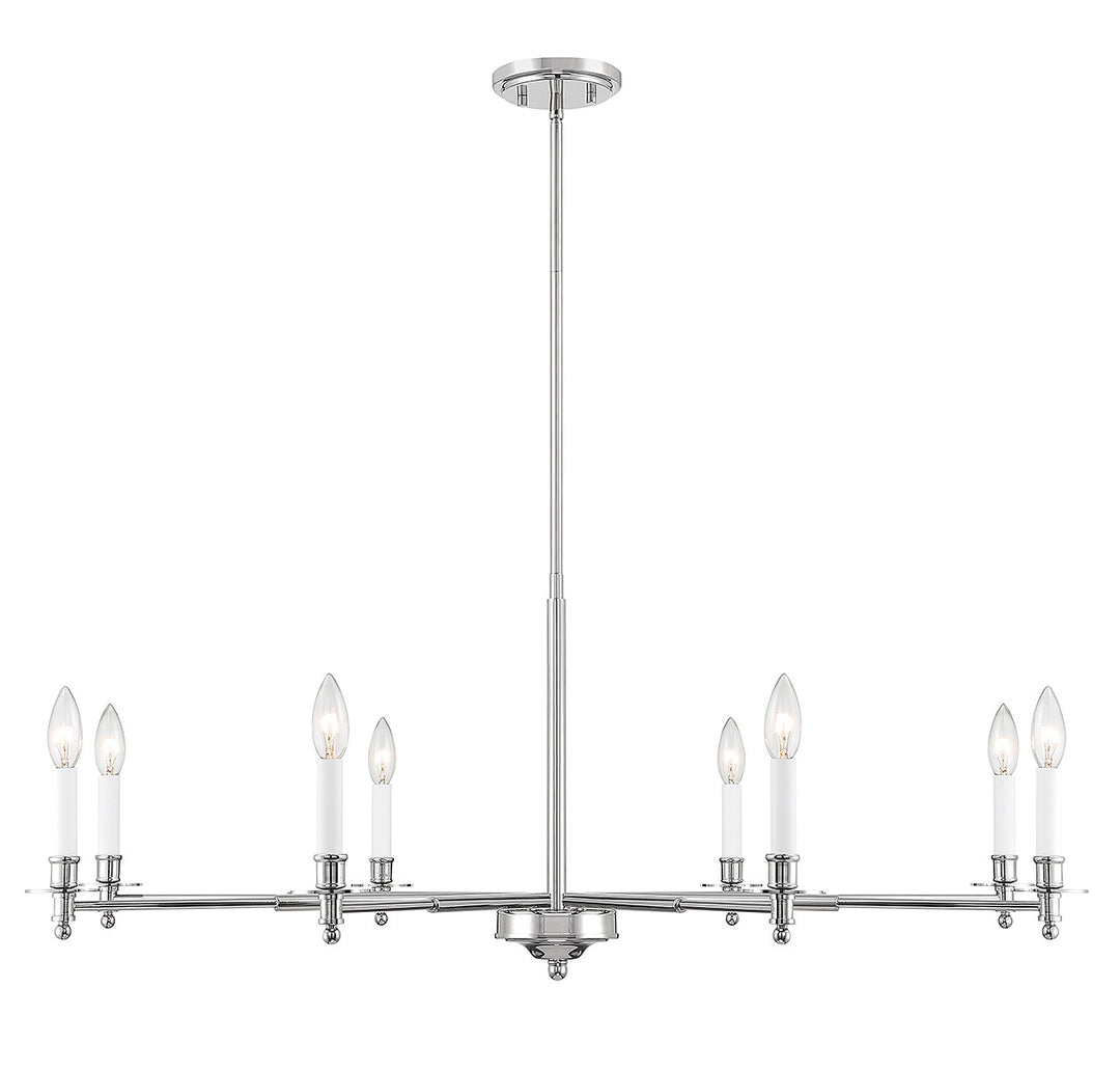 Savoy House Jasmine 1-4412-8-109 Chandelier Light - Polished Nickel