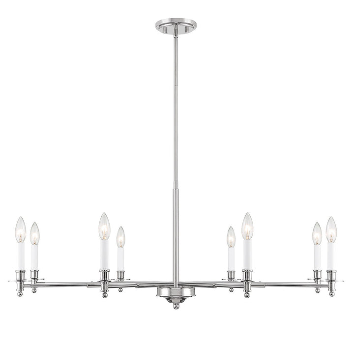 Savoy House Jasmine 1-4412-8-109 Chandelier Light - Polished Nickel