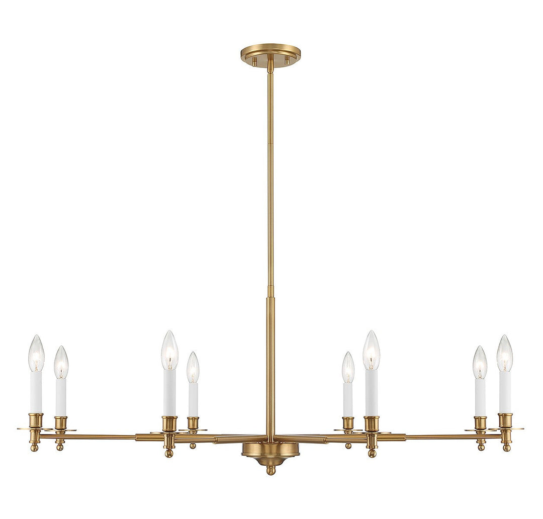 Savoy House Jasmine 1-4412-8-322 Chandelier Light - Warm Brass